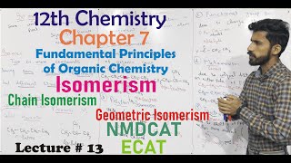 12th Chemistry Chapter 7 Isomerism Chain Geometric Isomerism 2nd year chemistry chapter 7 Lec 13 [upl. by Wiburg300]