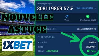 COMMENT GAGNEZ SUR 1XBET CHAQUE JOUR AVEC CETTE NOUVELLE OPTION [upl. by Enidaj]