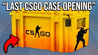 MY LAST CSGO CASE OPENING [upl. by Nirro]