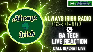 Notre Dame Call InChat LIVE☘️Irish Wreck Tech CFP Chase Alive [upl. by Neetsuj98]