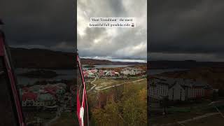 The most beautiful Fall Colours in MontTremblant Gondola ride montreal monttremblant quebec [upl. by Reiko]