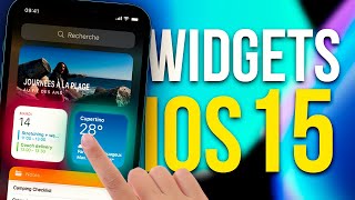 iOS 15  Personnaliser ses Widget et icône facilement Tuto iOS 2021 [upl. by Notwen426]