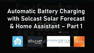 Automatic Battery Charging with Solcast Solar Forecast and Home Assistant  Part 1 [upl. by Inga]