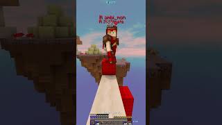 Minecraft bedwars 1v2 bed fight [upl. by Riker24]