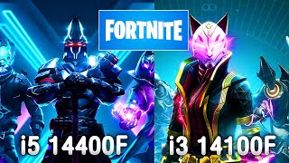 Fortnite  i5 14400F VS i3 14100F  RTX 4060 Ti  February 2024 [upl. by Arianie]