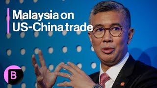 Malaysias Trade Chief Is Concerned About USChina Tensions [upl. by Enenej]