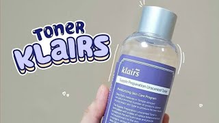 Nước hoa hồng Dear Klairs Supple Preparation Unscented Toner 180ml  Toner Klairs [upl. by Kosiur282]