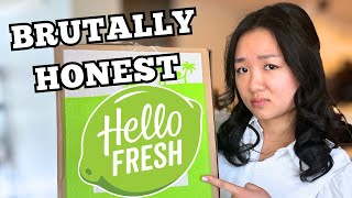 UNSPONSORED brutally honest HelloFresh review [upl. by Cirted]