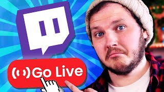 How To Stream On Twitch In UNDER 5 Minutes [upl. by Yk]