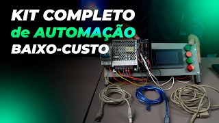 Kit de Automação Barato CLP  IHM Confira [upl. by Ebehp999]