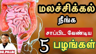 மலச்சிக்கலை போக்கும் 5 பழங்கள் இதோ  5 Fruits to avoid Constipation  DrPillai  TAMIL [upl. by Desta]