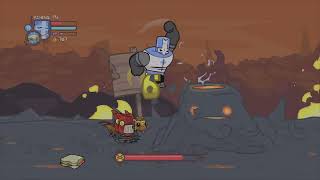 Castle Crashers Remastered Volcano Boss Fight [upl. by Folsom]