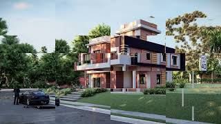 2 Storey Modern House Design 🏘️ [upl. by Ardnala]