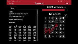 Solve Special Squaredle 1000 Days Puzzle 44 ASMR [upl. by Sollars602]