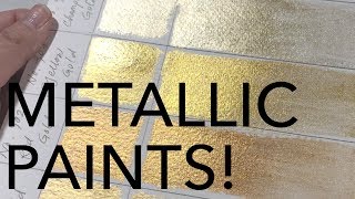 Metallics Testing 12 Different Paints [upl. by Eilahtan29]