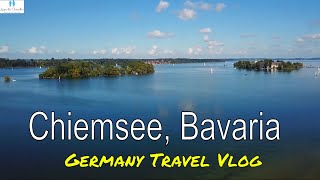 Lake Chiemsee  Bavaria from Drone germanytravel [upl. by Esenahs]