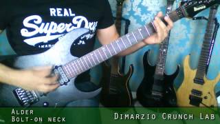 EMG vs Dimarzio Pickup Comparison  DSonic Crunch Lab EMG85 EMG81 Tone Zone [upl. by Nus]