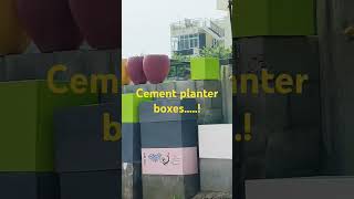 Cement planter boxesplanter planter box garden landscape [upl. by Annavahs798]