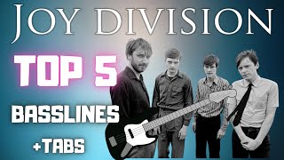 5 BEST Joy Division Basslines with TABS [upl. by Sible]