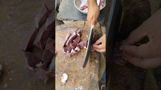 goat 🐐 lever cutting🔪 skills mdmeatcuttingshorts goat meat cuttingskills youtubeshortsvairal [upl. by Mossolb515]