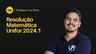 RESOLUÇÃO DE MATEMÁTICA UNIFOR 20241  QUESTÃO 09 [upl. by Enyrb]