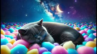 British Shorthair Lullaby：Soothing Music Under the Starry Sky lullaby sleep relaxing pets calm [upl. by Naomi]