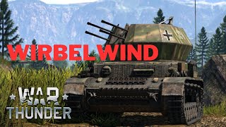 War Thunder  Flakpanzer IV quotWirbelwind German SPAA  shorts [upl. by Irrok844]