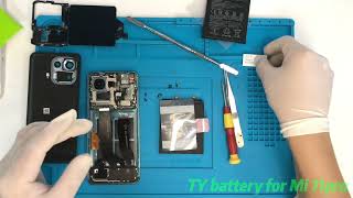 Xiaomi 11 proxiaomi 11 Ultra battery replacement phone batteries manufacturer Tybettery brand [upl. by Ateuqirne]