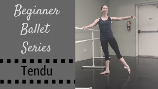 Beginner Ballet Series  Tendu [upl. by Rodd]