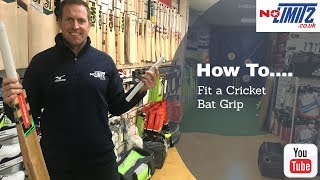 How to Fit a Cricket Bat Grip [upl. by Angelina]