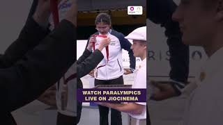 Rubina Francis wins historic Bronze medal for India  Paralympics Shooting Highlights  JioCinema [upl. by Orvas]