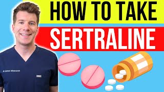 Doctor explains HOW TO USE SERTRALINE aka Lustral  Zoloft including side effects amp more [upl. by Haymo]