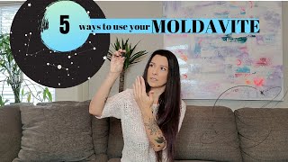 HOW TO USE MOLDAVITE 5 WAYS [upl. by Enaile]