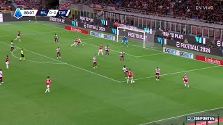 🤩😍 GOL DE ÁLVARO MORATA  AC Milan 12 Torino FC  SerieAenFOX [upl. by Ha]