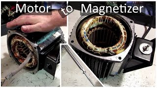 Gutted Electric Motor Into Magnetizer  Demagnetizer [upl. by Frederich]