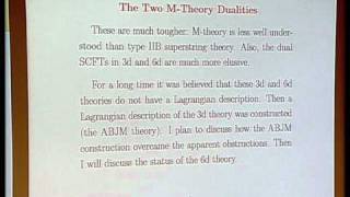 John Schwarz quotSuperconformal field theoriesquot  1 [upl. by Tristram]