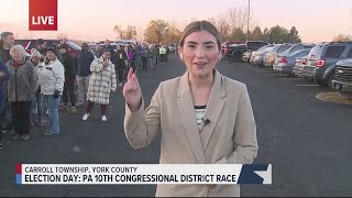 Polls open in Pennsylvania for Election Day [upl. by Eillas496]