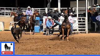 Invitational Tiedown Roping 2nd Go 🐂 2021 Spicer Gripp Memorial Roping [upl. by Vatsug]