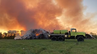 ‘I can’t fix this  Dauphin County hay farm loses 2024 crop in huge fire [upl. by Fridell118]