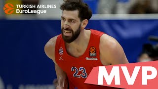 Tornike Shengelia CSKA Moscow  Round 3 MVP  Turkish Airlines EuroLeague [upl. by Eitirahc]