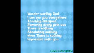 Joe PraizUnchangeable God Lyrics Video [upl. by Ennairb]