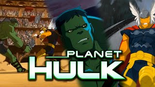 ¿La mejor película de Hulk  PLANET HULK  RESUMEN  REVIEW [upl. by Eylrac]