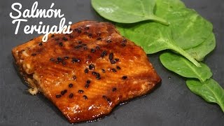 SALMÓN EN SALSA TERIYAKI  RECETA JAPONESA CASERA [upl. by Atela]