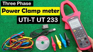 Three Phase Digital Power Clamp meter unit UT233 complete Urdu review [upl. by Andel]