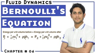 Bernoullis Equation Class 11 Physics  Fluid Mechanics [upl. by Kayla]