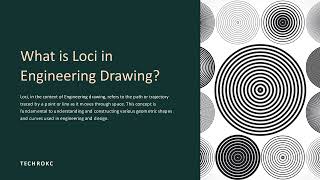 Introduction to Loci in Technical Drawing Engineering Drawing [upl. by Asirb]