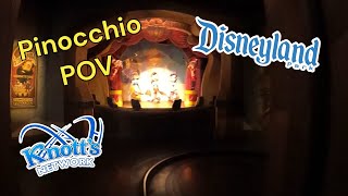 Pinocchio Dark Ride POV at Disneyland Resort [upl. by Adilen]