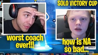 BuckeFPS plays the SOLO VICTORY CUP and gets COACHED by EU kid MONEYMAKER [upl. by Alocin387]