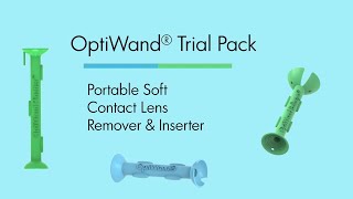 OptiWand Trial Pack Soft Contact Lens Insertion Removal Tools Try all 3 Sizes to see which you like [upl. by Florencia]