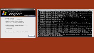 Destroying Windows Longhorn Build 4083 [upl. by Nooj]